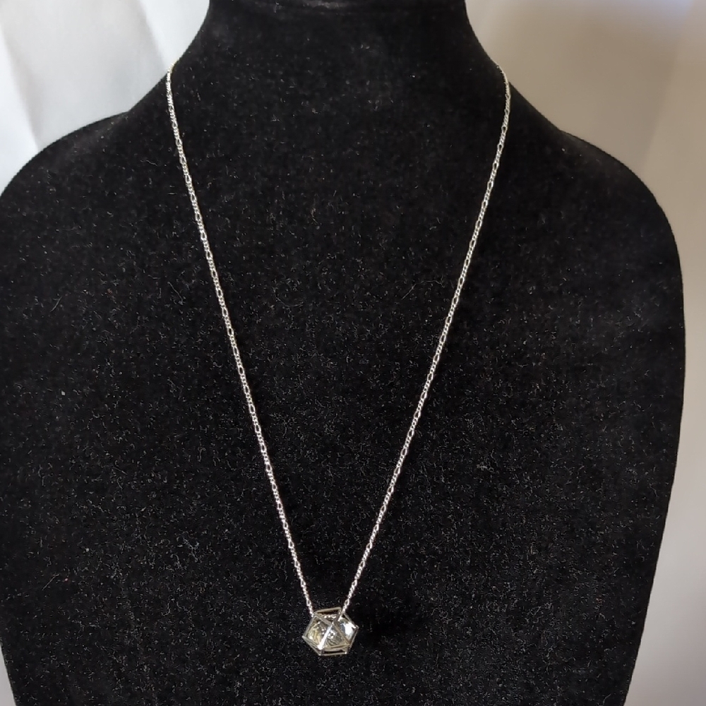 Caged Gem Necklace